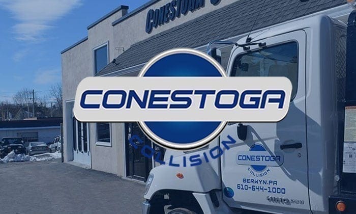 Logo and image of Conestoga Collision, a client of Unifeyed.