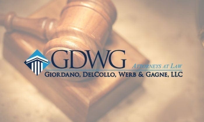 Logo and image of Giordano, DelCollo, Werb & Gagne Attorneys at Law, a client of Unifeyed.